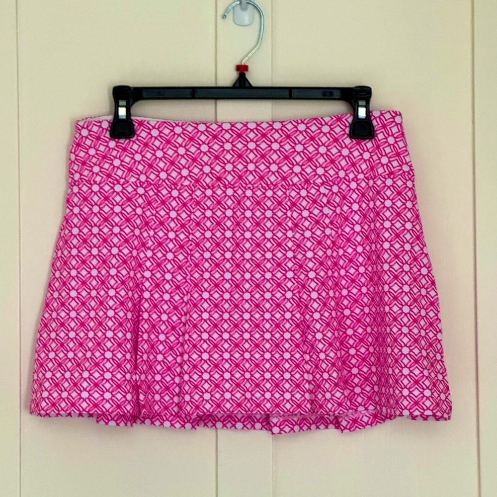 NWT Lily Pulitzer UPF 50+ Luxletic Malaga Skort Passion Fruit Pink Butterfly S - Picture 5 of 8